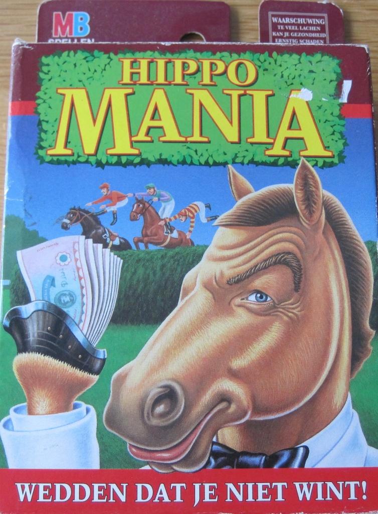 kaart en wed spel Hippo Mania - 1995, Vijf spelers of meer, Ophalen of Verzenden, Gebruikt, MB