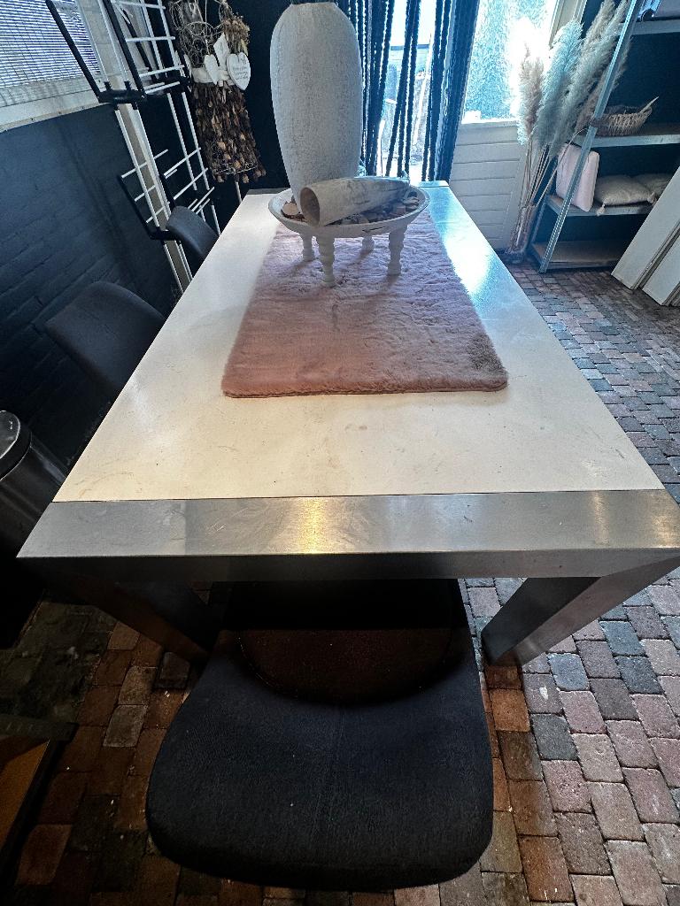 Eettafel leestafel kolossaal, Ophalen, Gebruikt, 200 cm of meer, 50 tot 100 cm