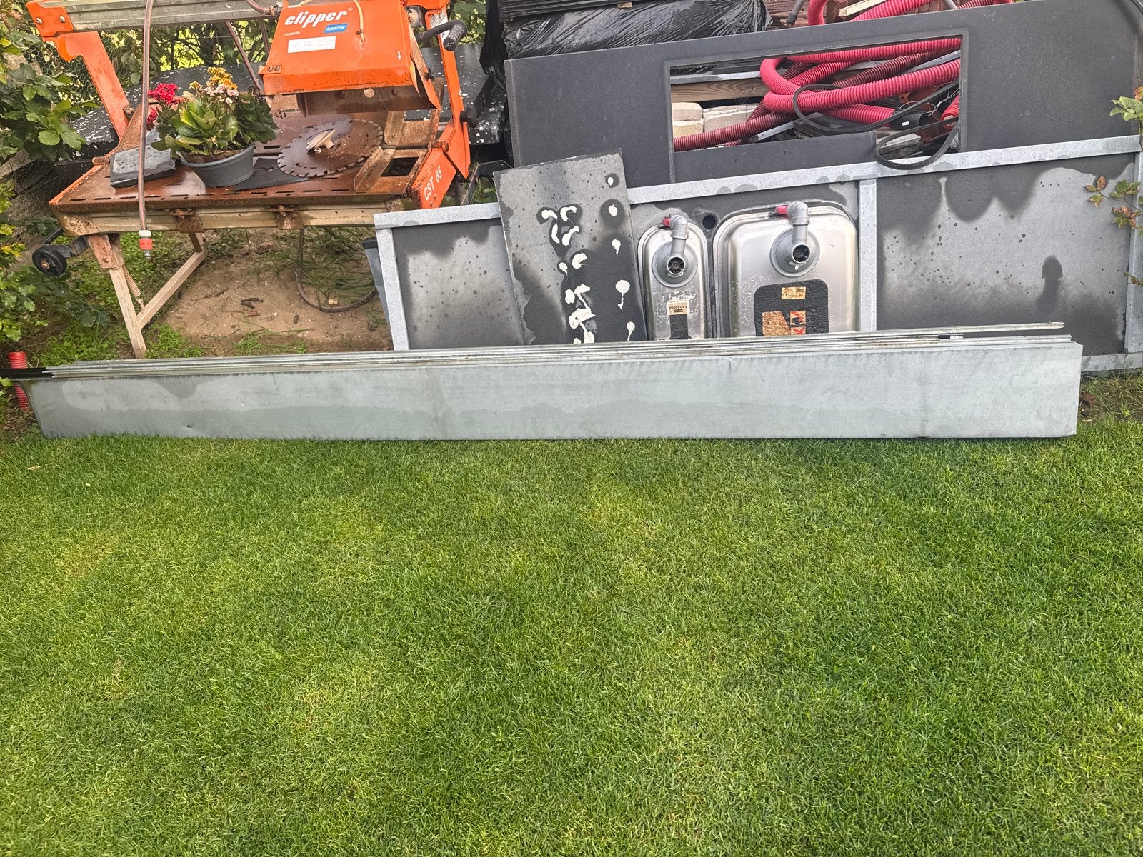 Instortkanaal 220x80mm 3m met koppelstuk, Ophalen, Overige materialen, Gebruikt, 80 mm of meer