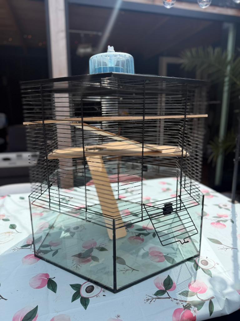Mooie grote hamsterkooi, Minder dan 60 cm, Kooi, Minder dan 75 cm, Ophalen of Verzenden