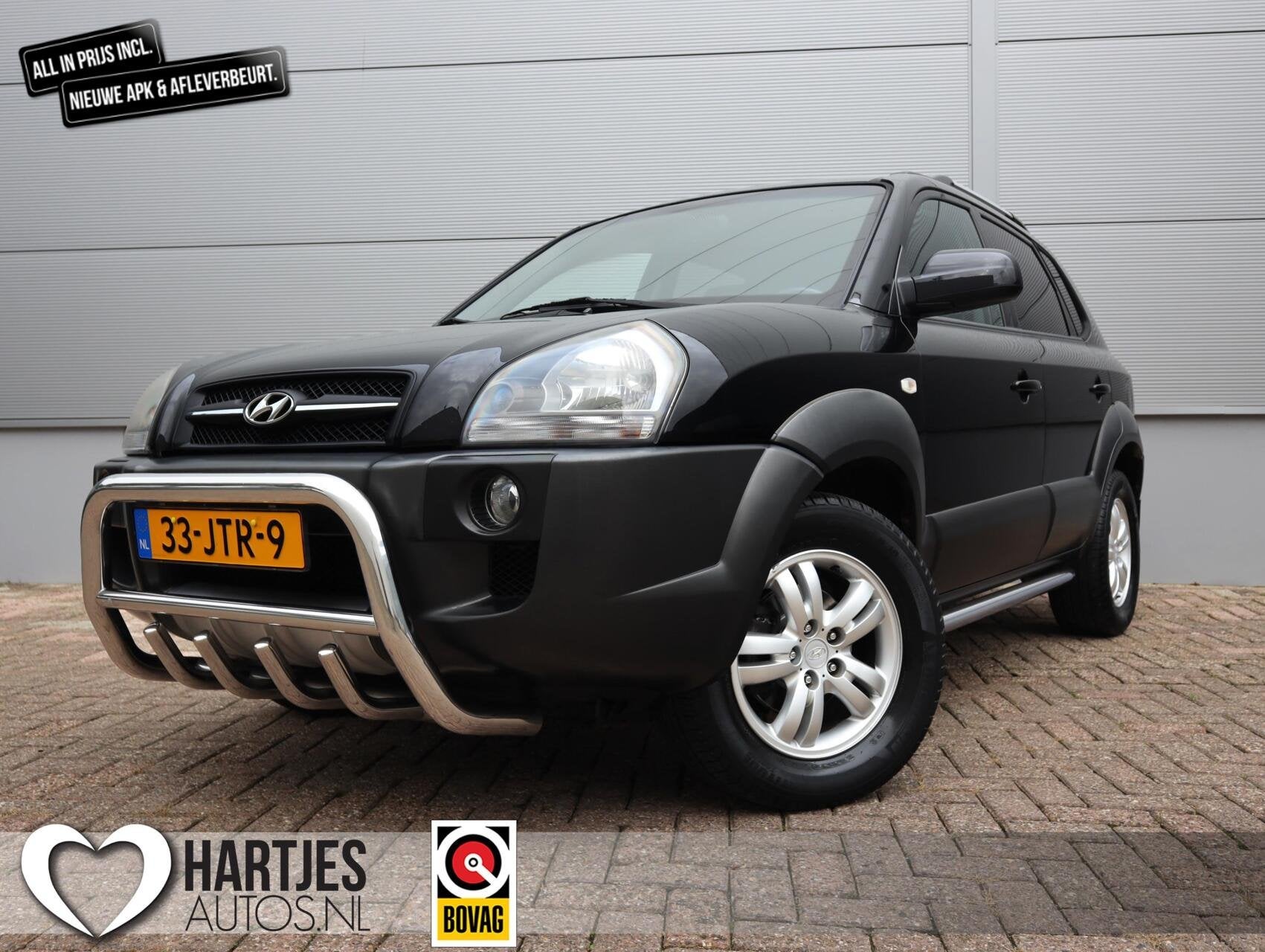 Hyundai Tucson 2.0i Style Cross (Vol-Opties!) NL-auto, Gebruikt, Huisgarantie, 4 cilinders, Zwart