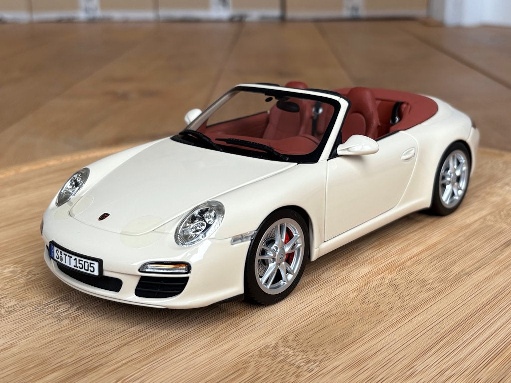 Porsche 911 997.2 cabrio creme wit 1:18 Norev nieuw in doos, Hobby en Vrije tijd, Modelauto's | 1:18, Ophalen of Verzenden, Nieuw