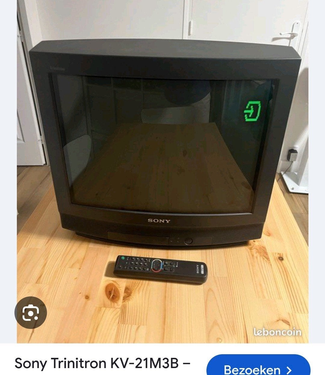GEZOCHT 21" TRINITRON 4.3 VIERKANT SCHERM CRT GAME TV, Ophalen, 50 Hz, Zo goed als nieuw, Sony
