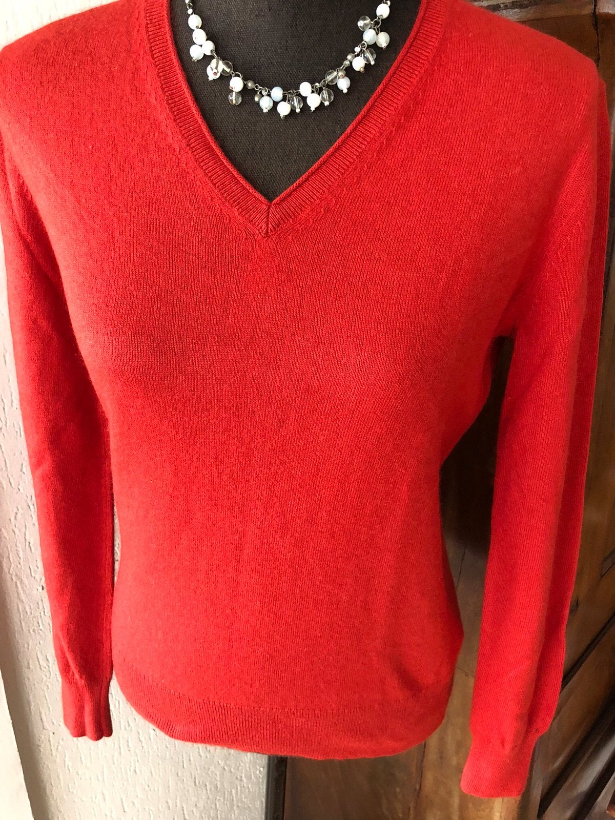 Galeria trui zijde cashmere 38, Kleding | Dames, Truien en Vesten, Verzenden, Zo goed als nieuw, Maat 38/40 (M), Rood