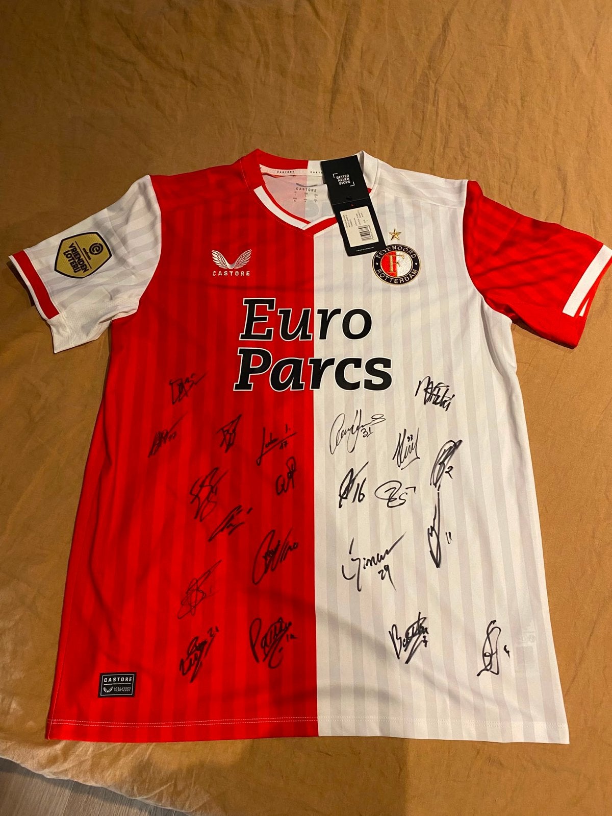 Feyenoord Kampioenshirt 2023 Gesigneerd, Maat L, Ophalen, Nieuw, Shirt
