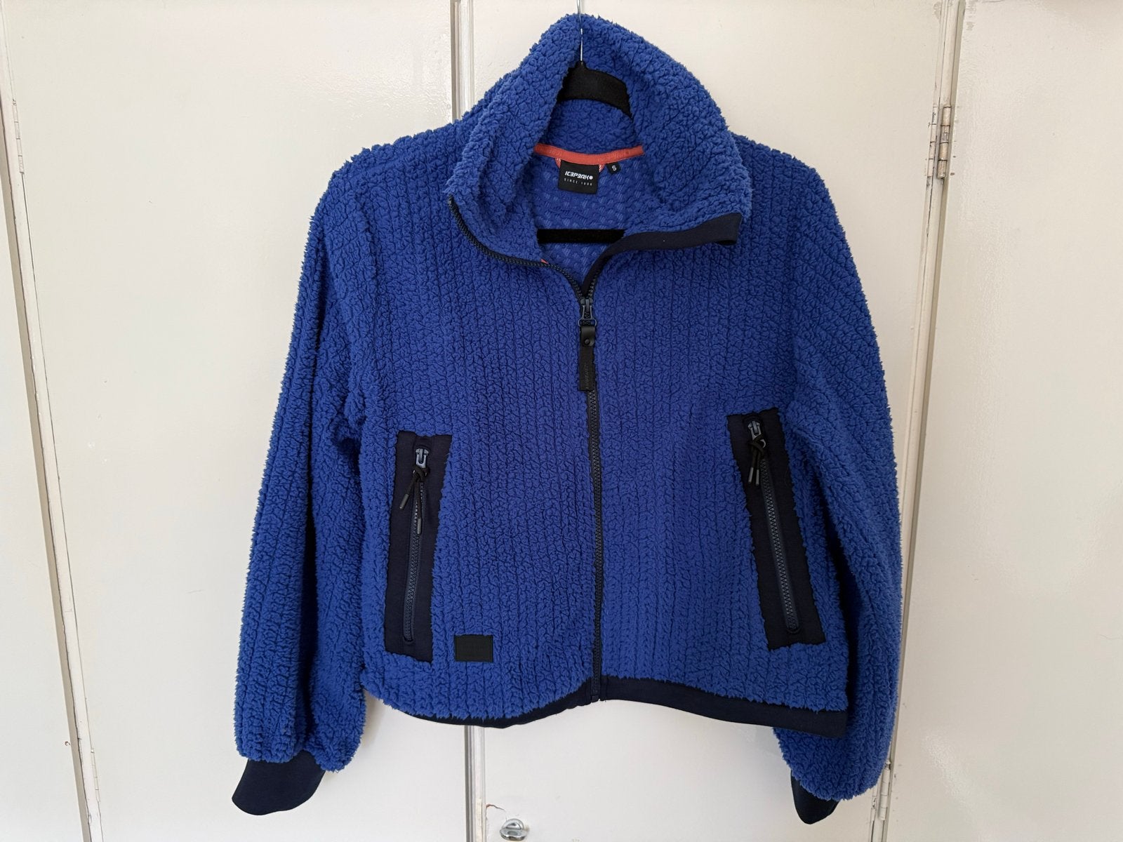 Icepeak Fleece Vest - Diep Blauw, Maat S (ruimvallend), Icepeak, Blauw, Ophalen of Verzenden, Zo goed als nieuw