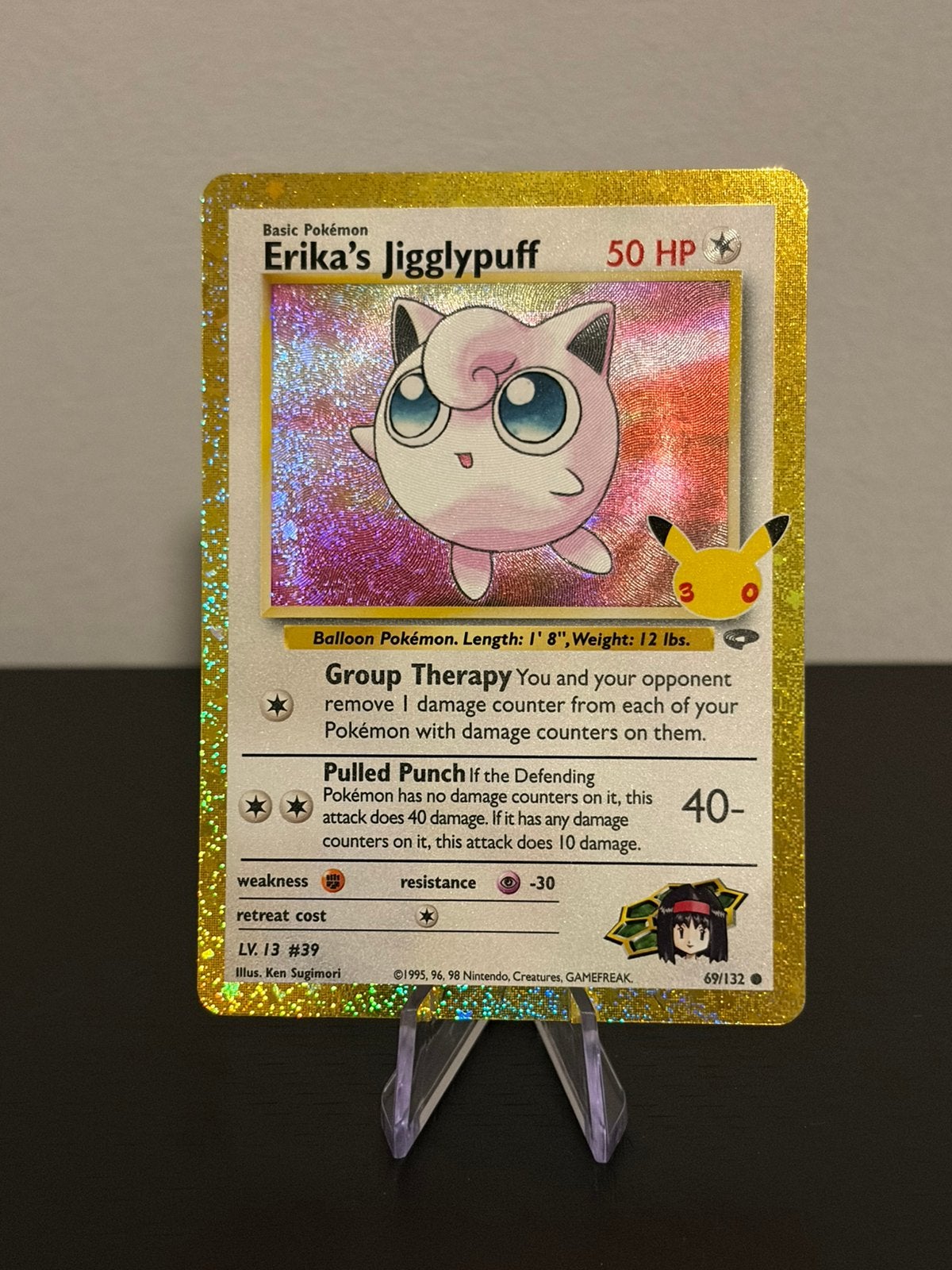 Erika’s Jigglypuff 30C GC 69 pokemon, Ophalen of Verzenden, Zo goed als nieuw