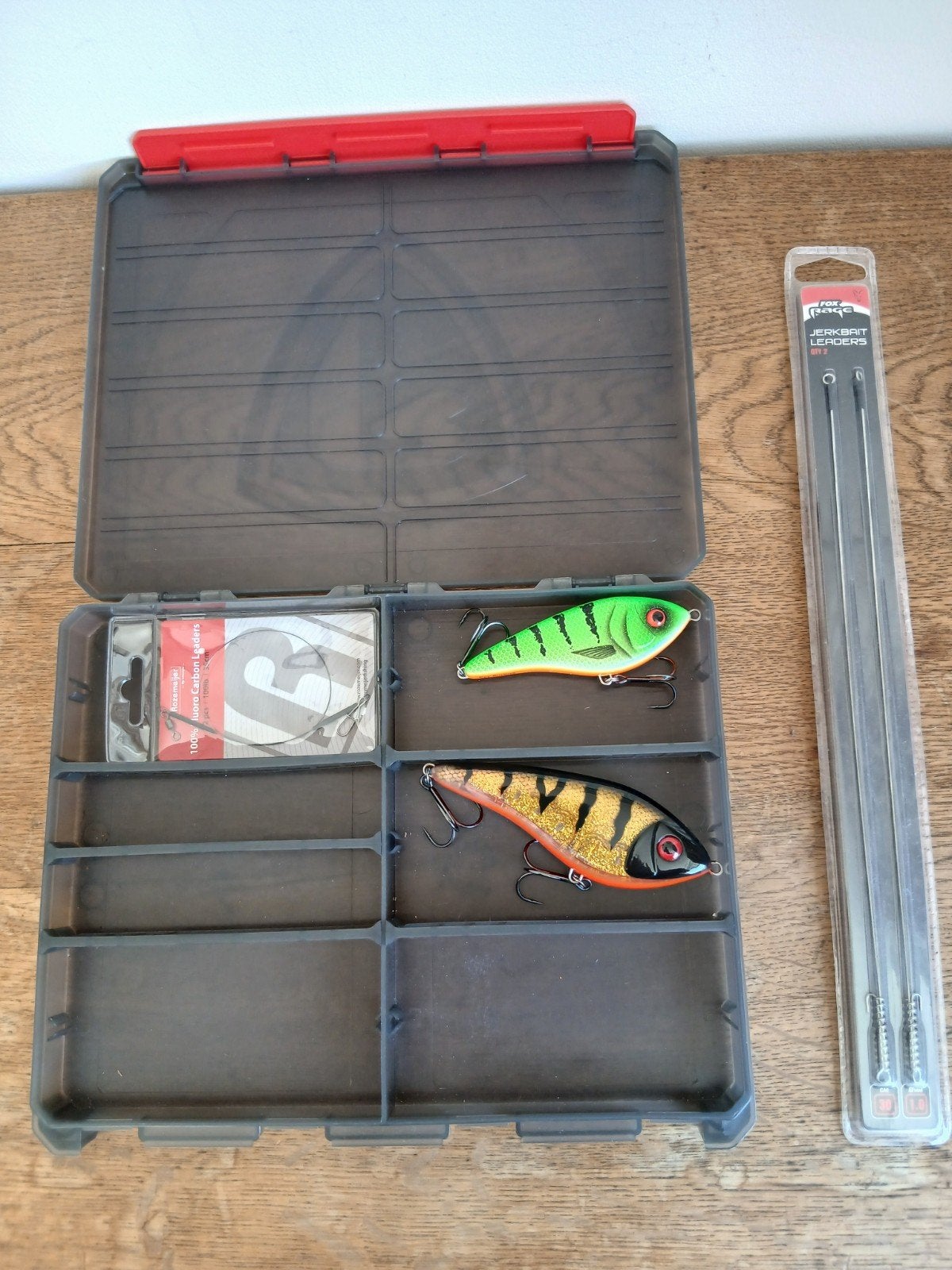 Fox Rage Tacklebox met Westin pluggen en leaders, Ophalen of Verzenden, Zo goed als nieuw, Overige typen