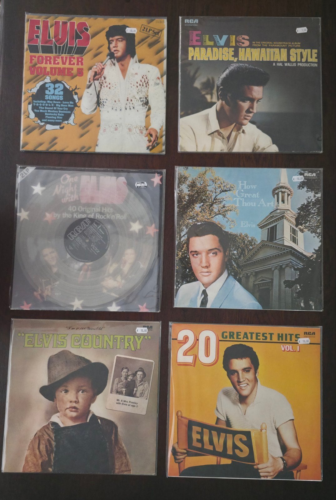 Elvis Presley LP Collectie - 6 Vinylplaten, LP, Gebruikt, 12 inch, Verzenden