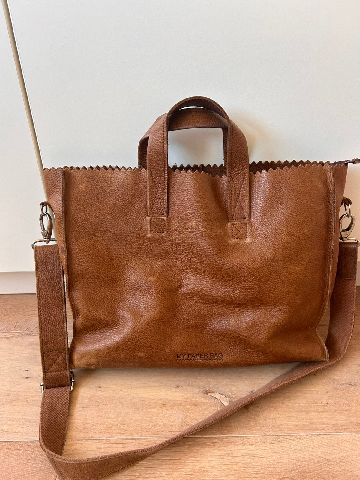 My Paper Bag laptoptas Camel Bruin, Ophalen, Gebruikt, Bruin, Overige typen