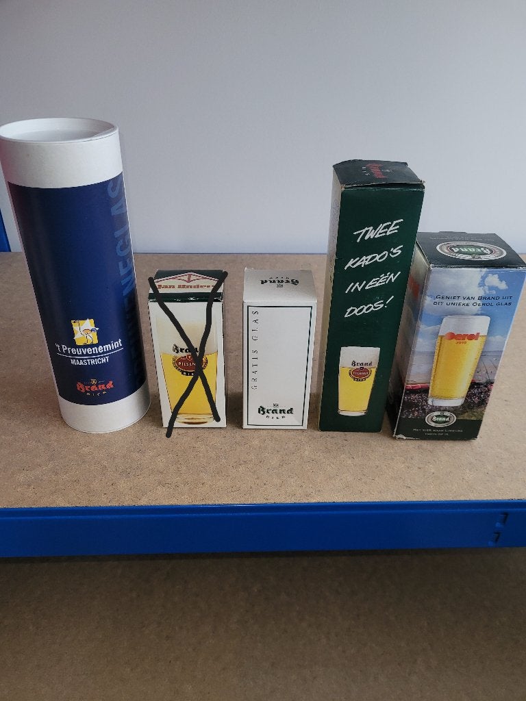 Speciale Brand bier geschenk verpakkingen, Verzamelen, Biermerken, Ophalen of Verzenden, Nieuw, Glas of Glazen, Brand
