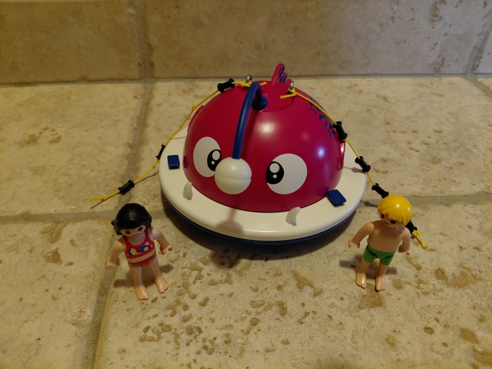 playmobil 70613 zwemeiland, Ophalen