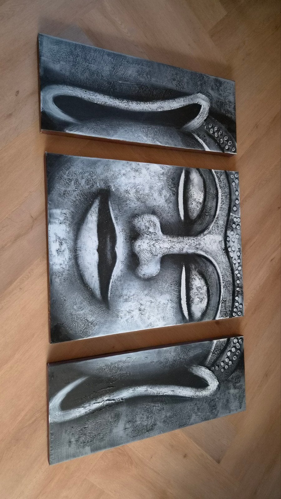 Boeddha schilderij 3 Luik., Ophalen of Verzenden