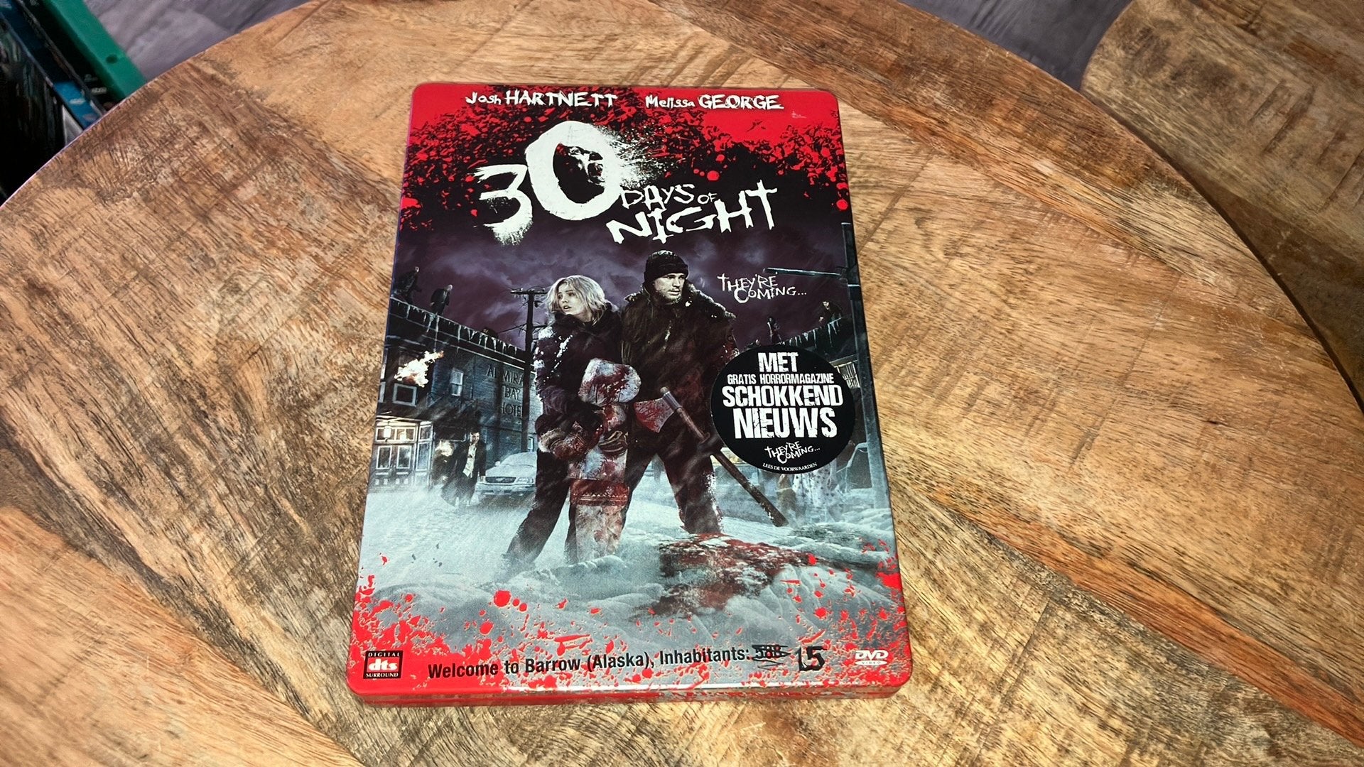 30 Days of Nights Steelbook dvd, Vanaf 16 jaar, Ophalen of Verzenden, Zo goed als nieuw, Overige genres