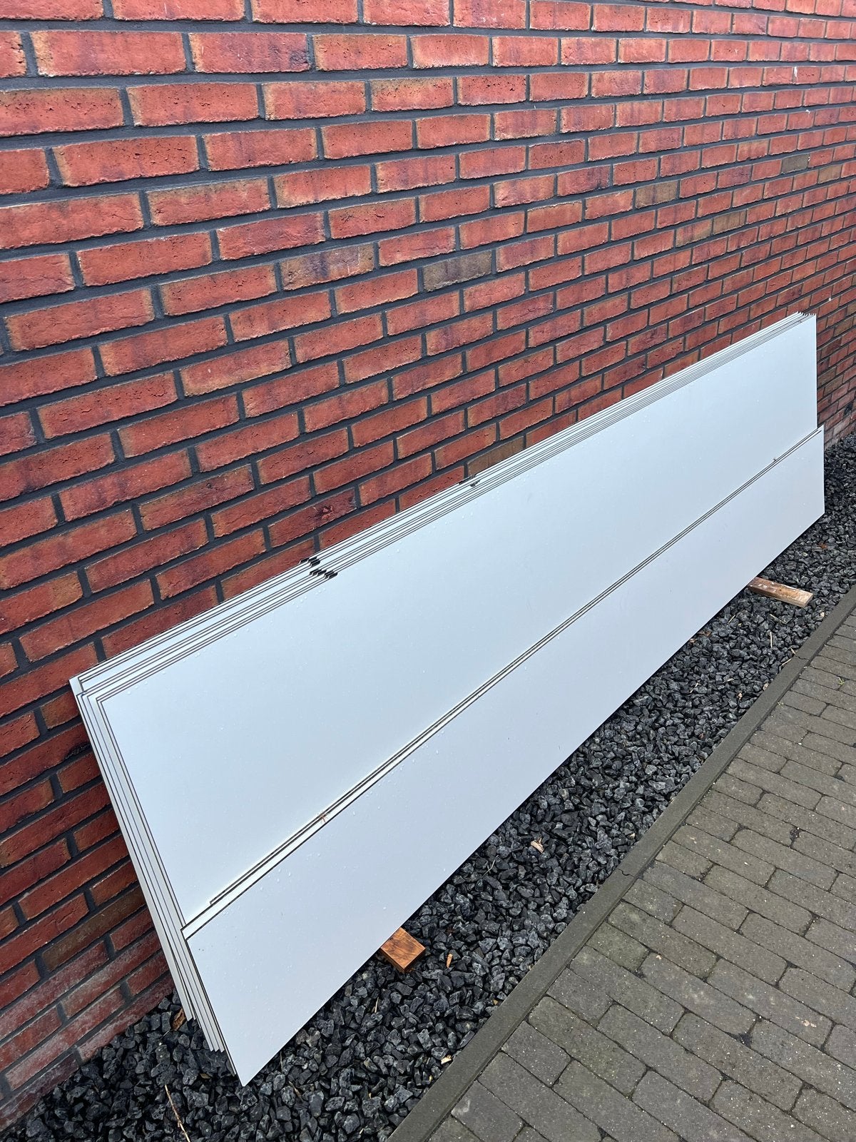 Partij Trespa platen / boeidelen 6mm wit, Ophalen, Nieuw, HPL, Minder dan 20 mm