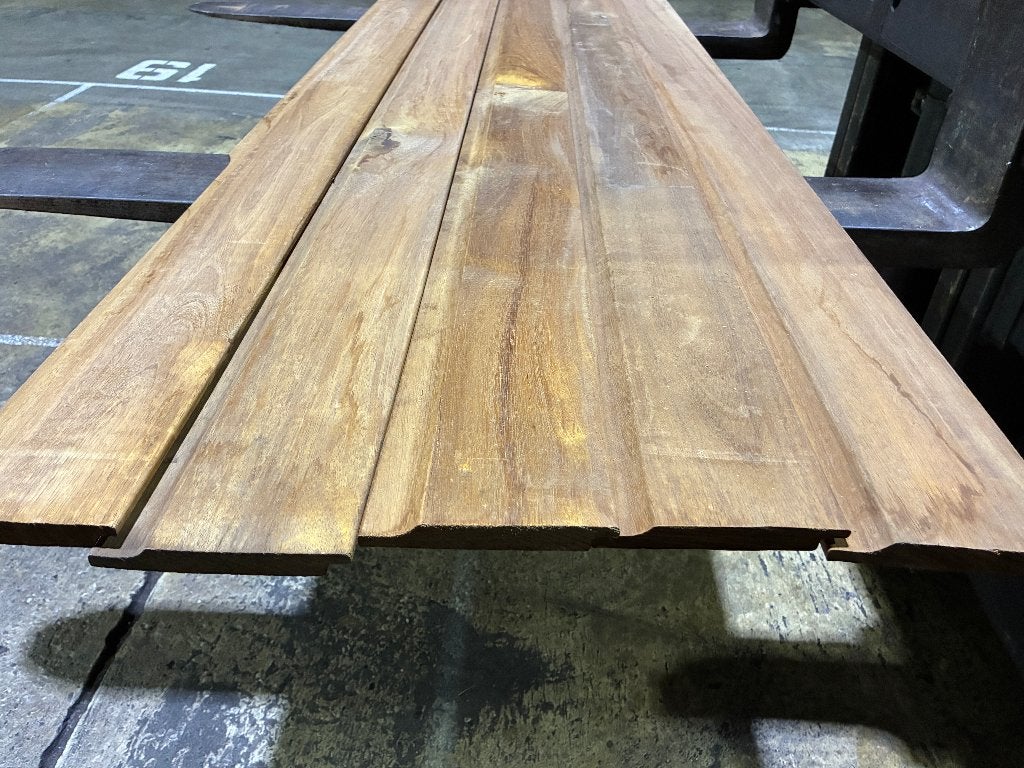 Hardhouten Planken rabatdelen schutting 20x125mm € 2,67 m1, Ophalen, Planken, Nieuw, Hardhout