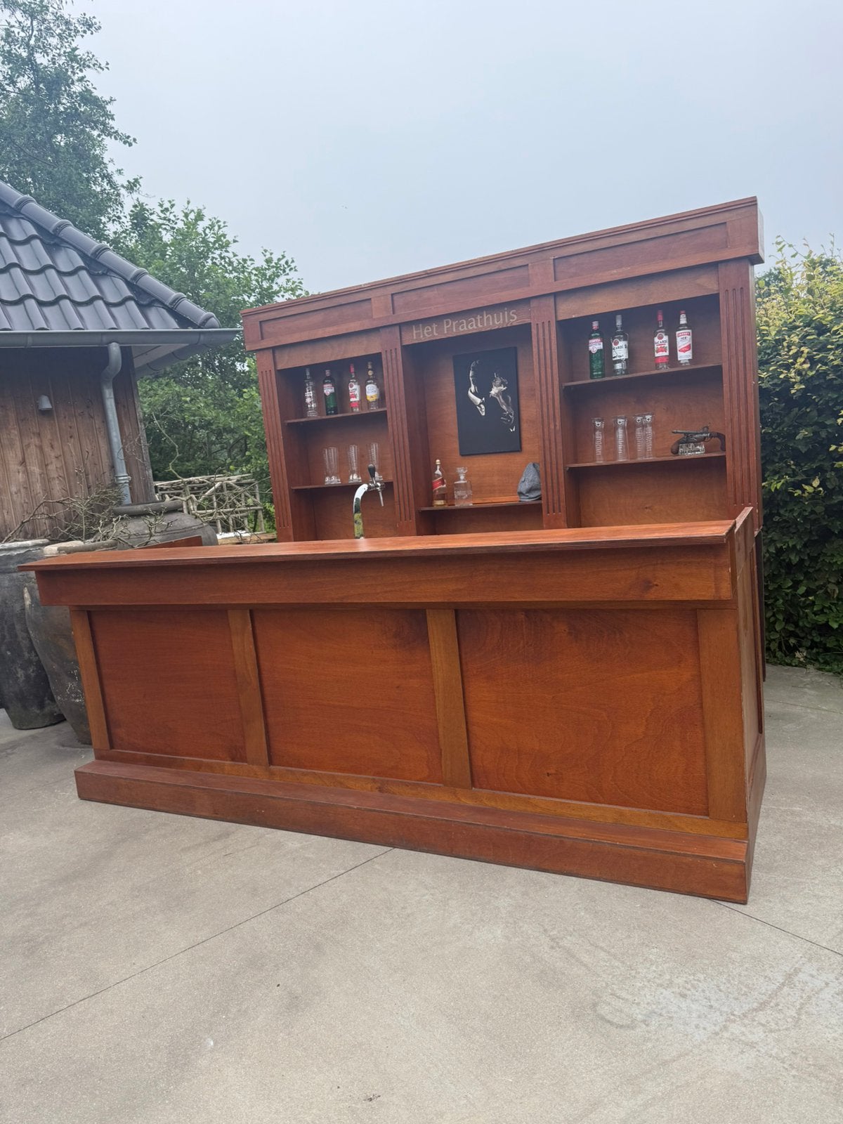 XL demontabele bar set transport karren WK deal horeca david, Huis en Inrichting, Barren, Zo goed als nieuw, Ophalen of Verzenden