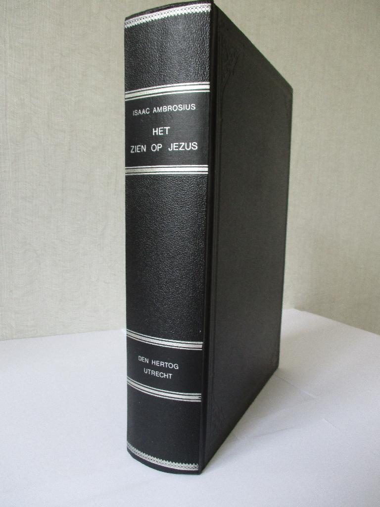 Isaäc Ambrosius: Het zien op Jezus. =groot formaat =, Ophalen of Verzenden, Gelezen, Isaäc Ambrosius, Christendom | Protestants