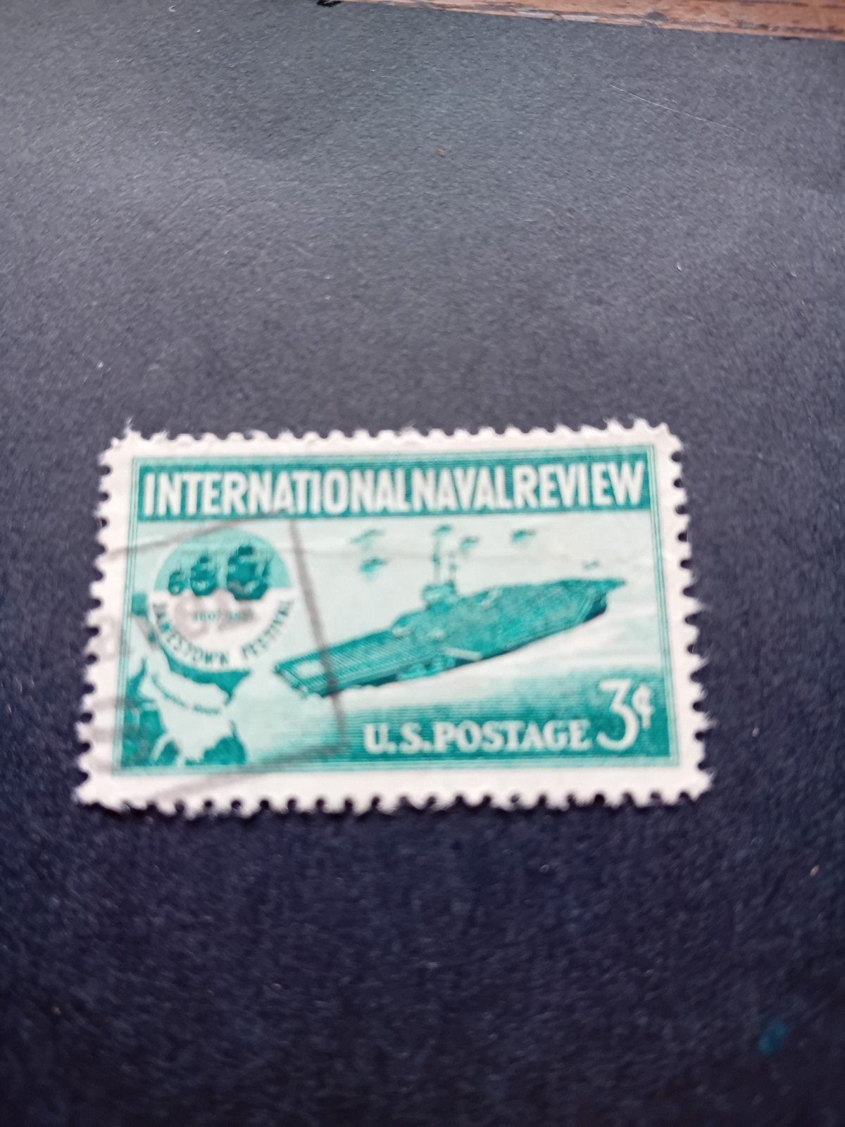 Amerikaanse postzegel: International Naval Review 1957, Postzegels en Munten, Postzegels | Amerika, Ophalen of Verzenden, Noord-Amerika
