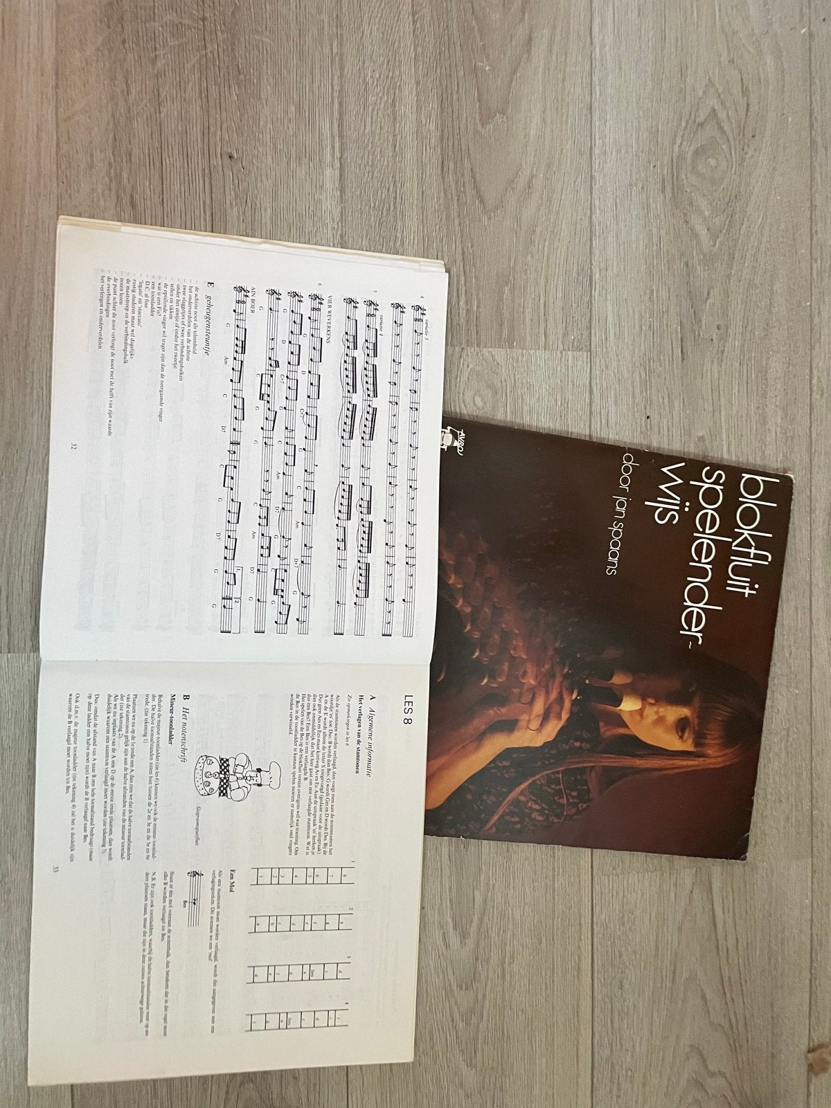 Blokfluit spelenderwijs - Jan Spaans (lp en boek), Muziek en Instrumenten, Blaasinstrumenten | Blokfluiten, Ophalen of Verzenden