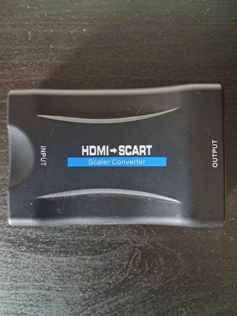 Hdmi scart converter tv dvd video aansluiting, Ophalen of Verzenden, Nieuw, Overige merken