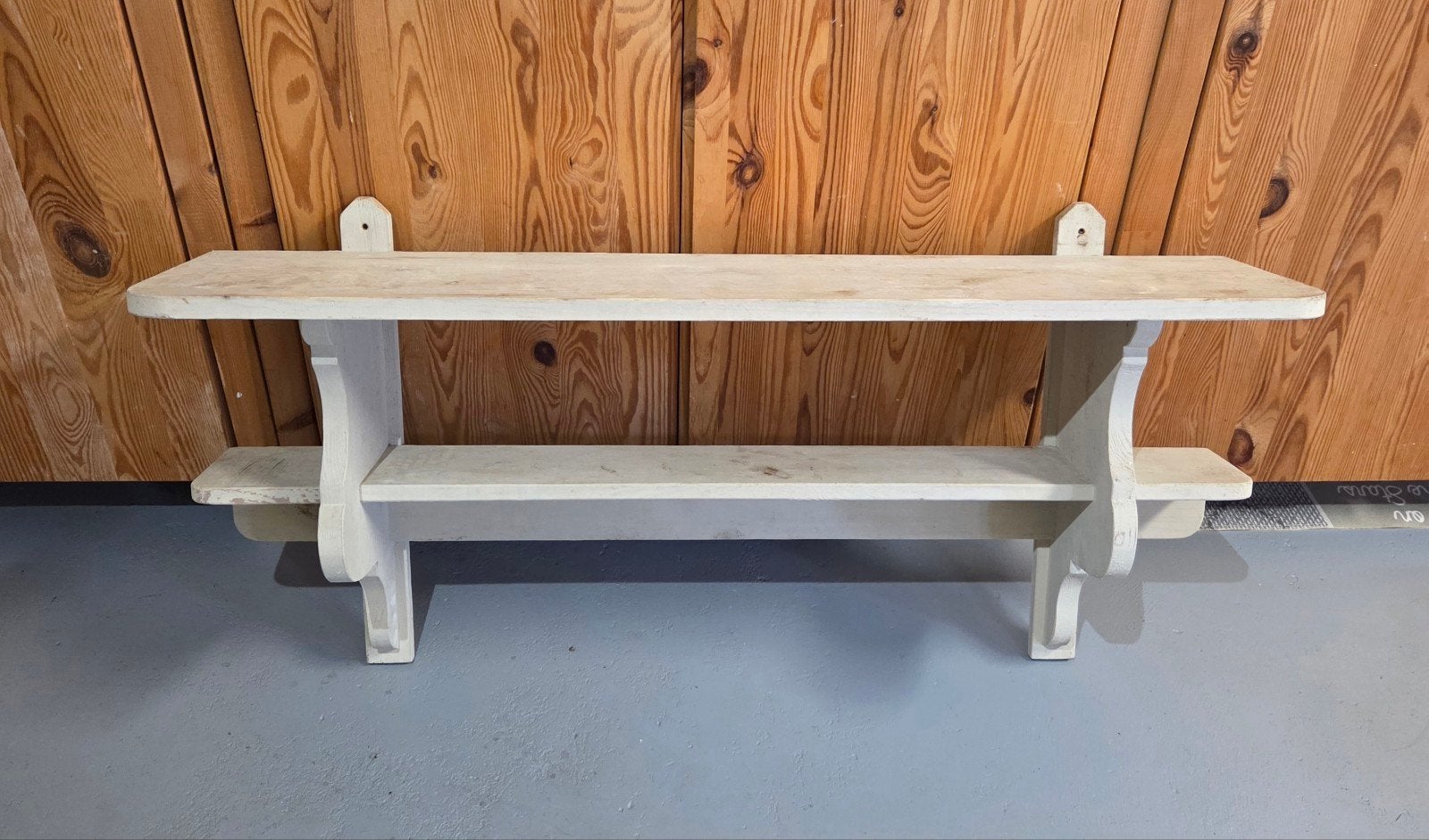 Landelijk houten wandrek, Huis en Inrichting, Ophalen