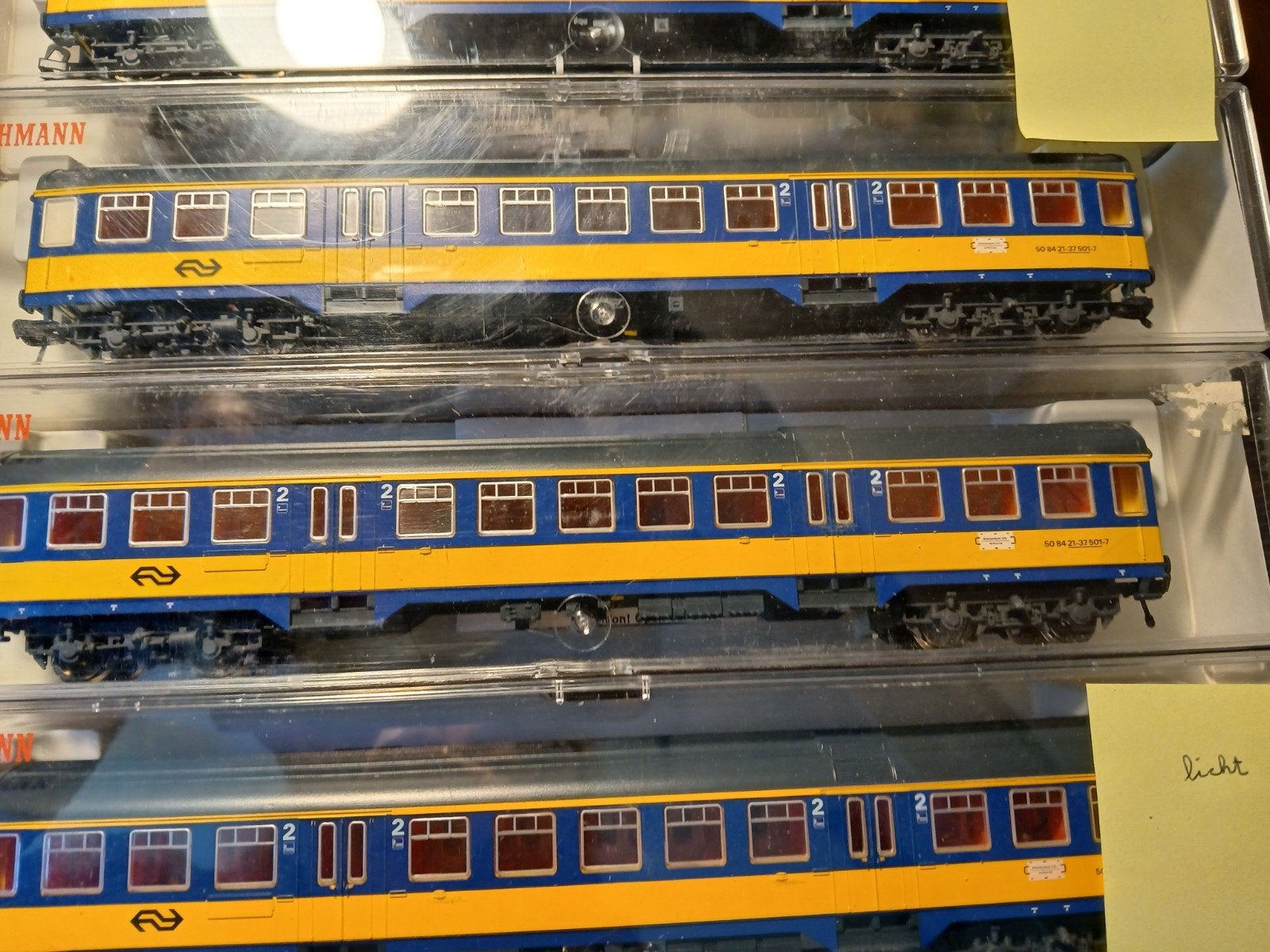 Fleischmann HO 5 NS Personenwagon 5656 3 met licht, Hobby en Vrije tijd, Modeltreinen | H0, Gelijkstroom, Fleischmann, Wagon, Ophalen of Verzenden
