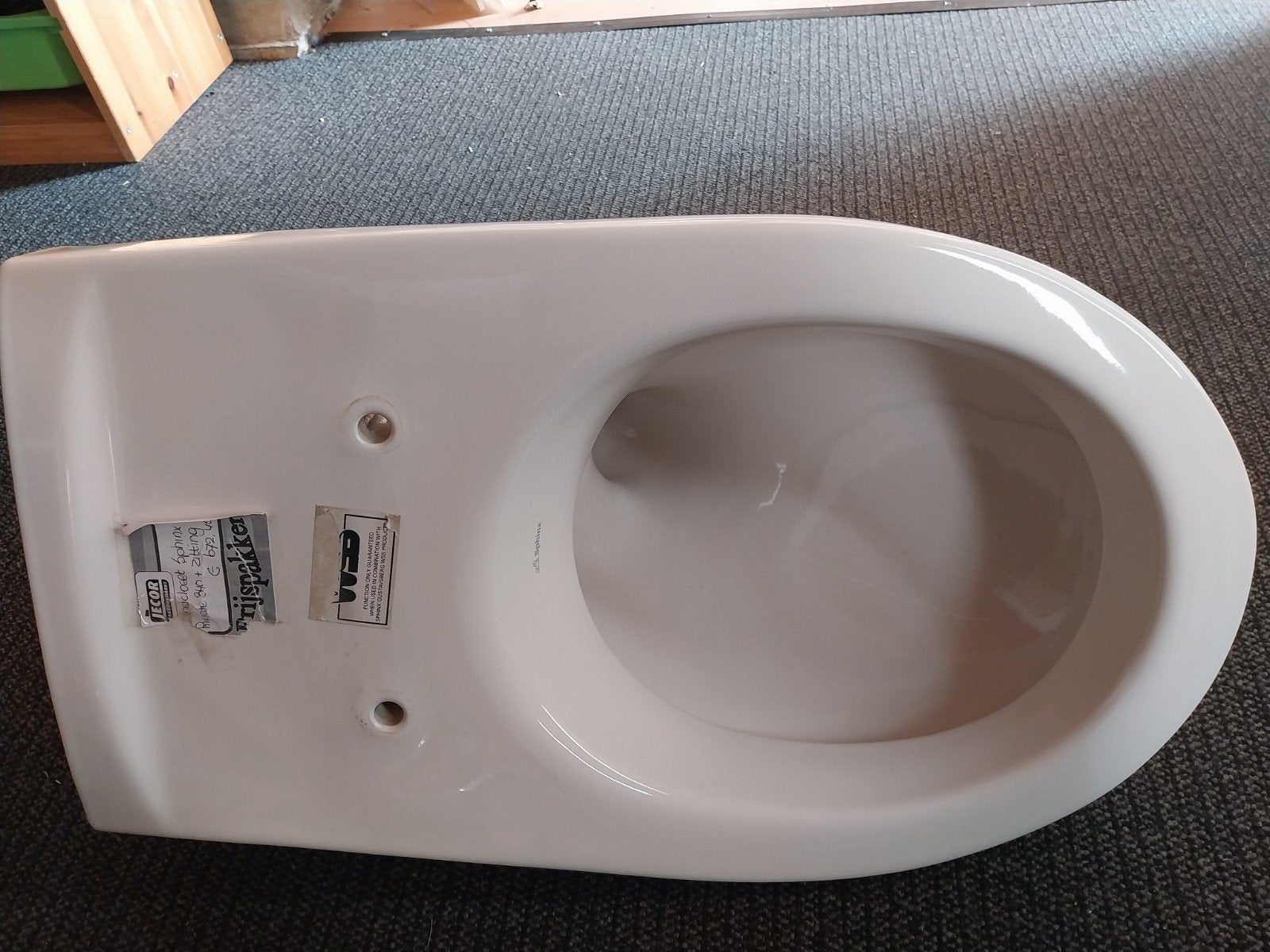 Toiletpot hangend pergamon, Ophalen, Nieuw, Toilet