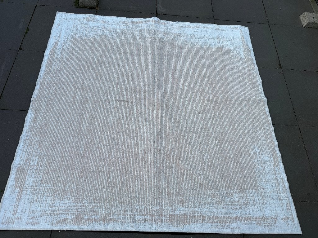 TEPPANA WASBAAR TAPIJT, Beige, 150 tot 200 cm, Vierkant, 200 cm of meer