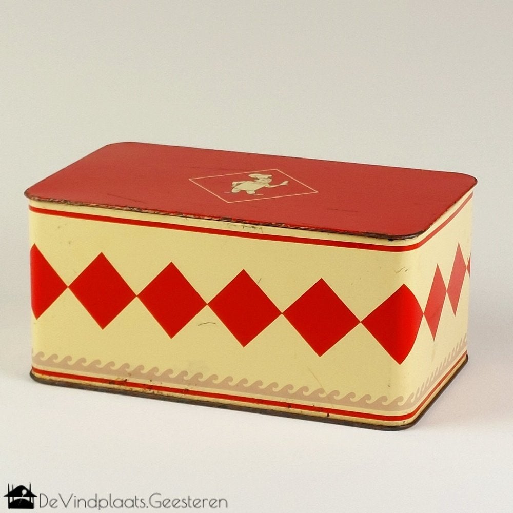 Vintage Bolletje beschuitblik, Verzamelen, Blikken, Ophalen of Verzenden, Zo goed als nieuw, Beschuit, Bolletje
