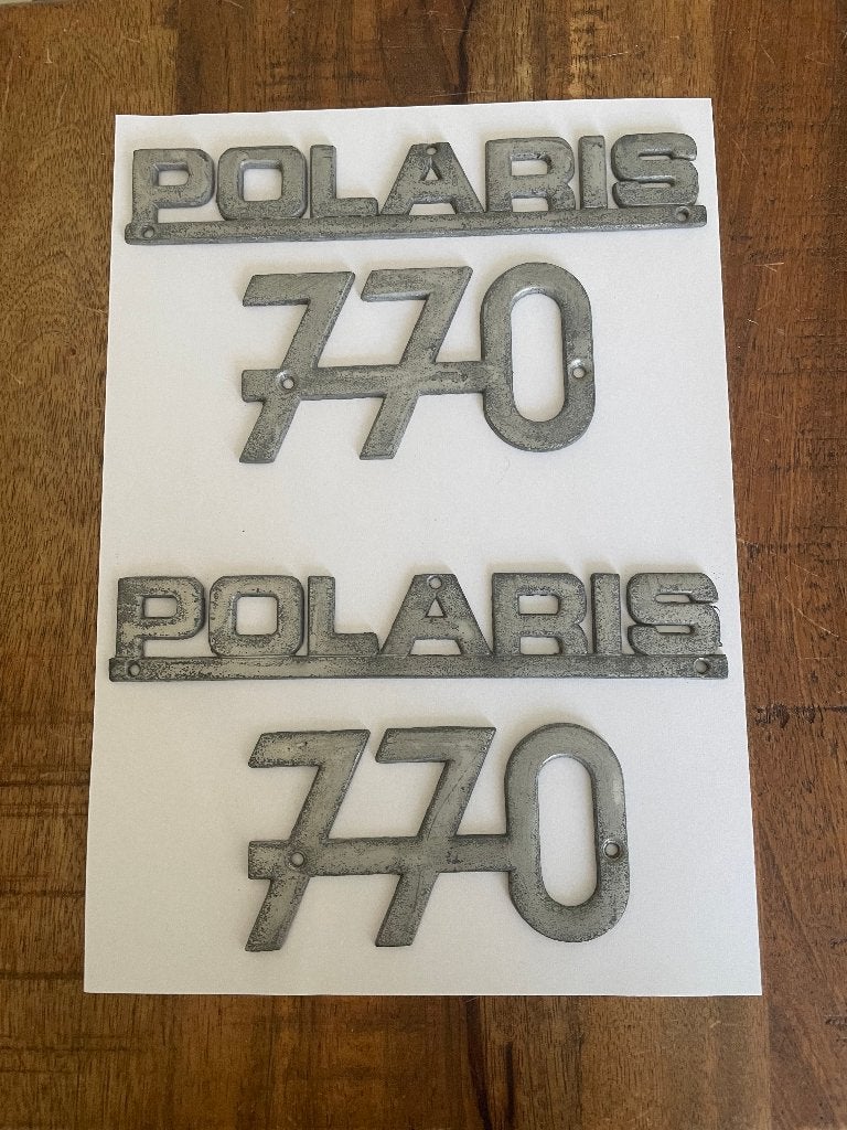 POLARIS 770 letters voor stuurboord en bakboord, Ophalen of Verzenden, Gebruikt, Overige typen