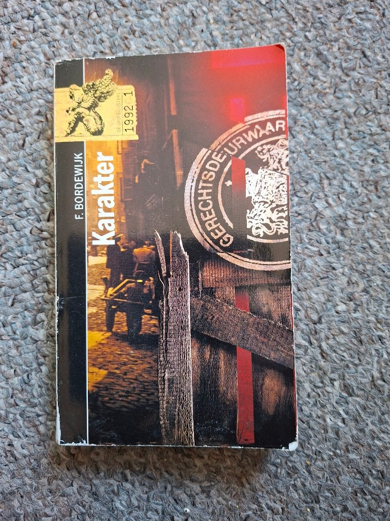 Karakter/Bordewijk/psychologische ontwikkelingsromans, Verzenden, Gelezen, Ferdinand Bordewijk
