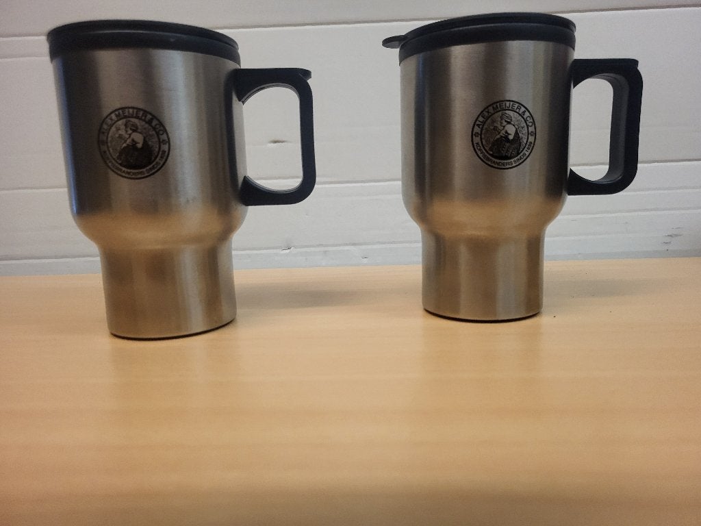 Thermobekers.  2x, Overige typen, Ophalen of Verzenden, Metaal, Nieuw