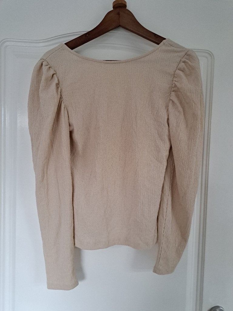 Top van NA-KD, Maat 38/40 (M), NA-KD, Beige, Ophalen of Verzenden