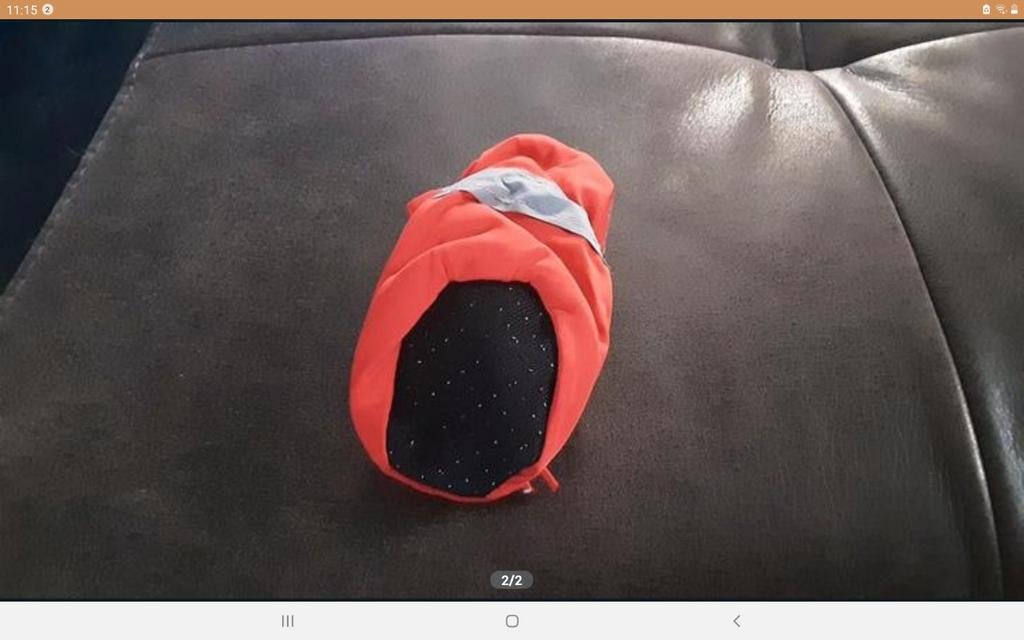 Honden schoentjes, Ophalen