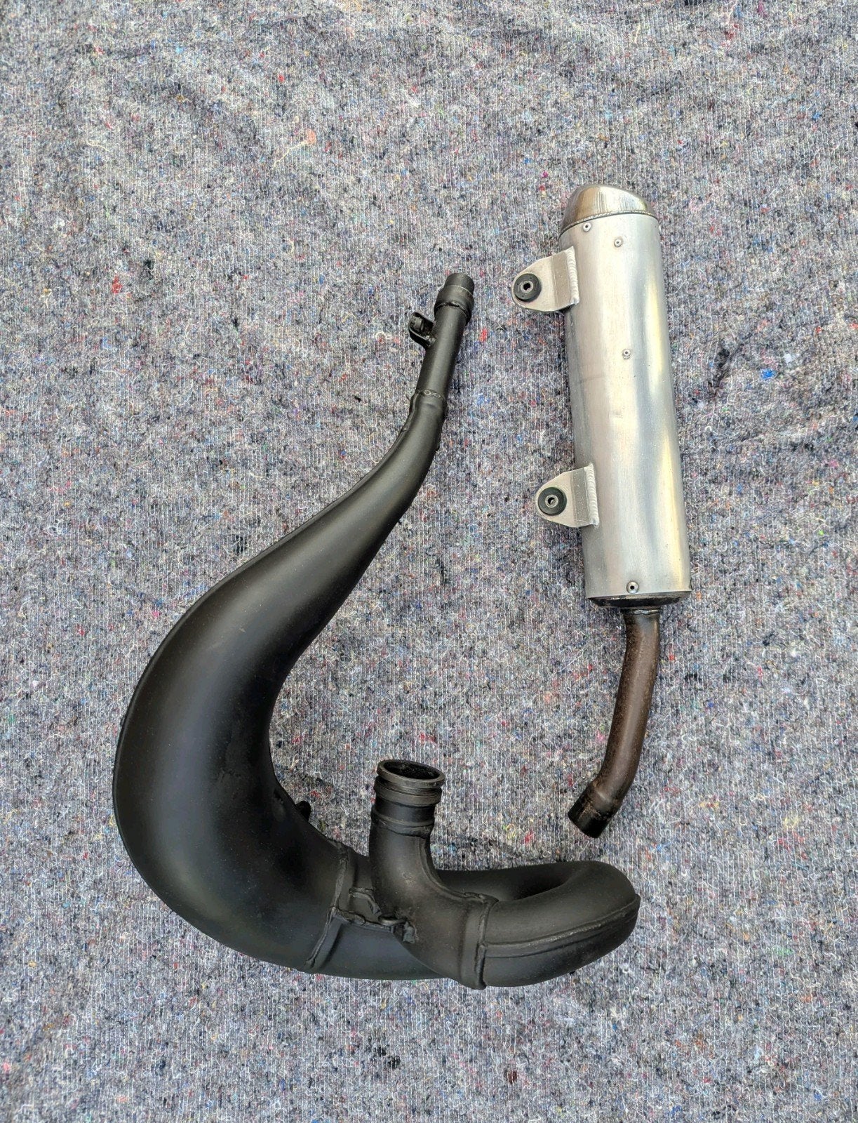 suzuki rm 250 uitlaat set origineel, Ophalen, Gebruikt