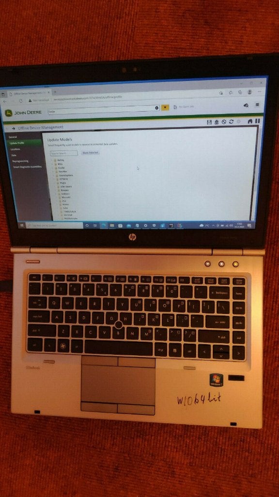 Diagnostische laptop John Deere Service Advisor 5.3 AG CF, Verzenden