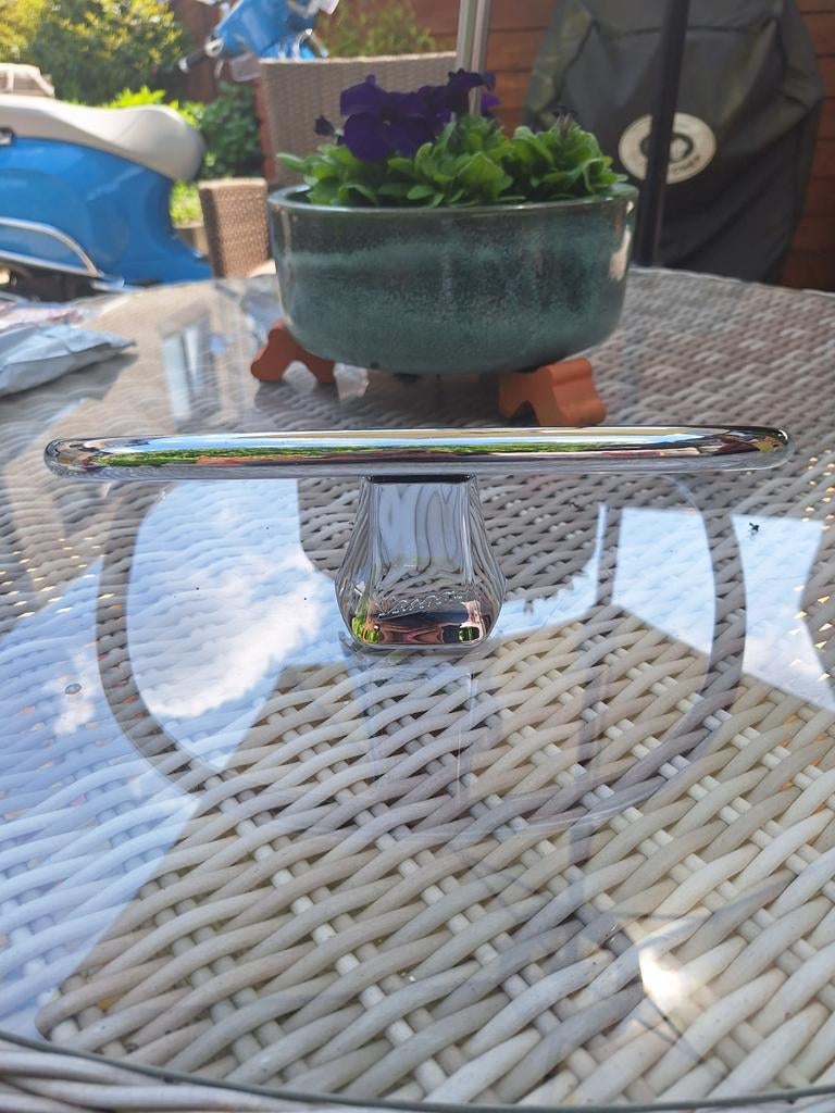 Chromen beugel voor scooter of motor, Ophalen, Gebruikt