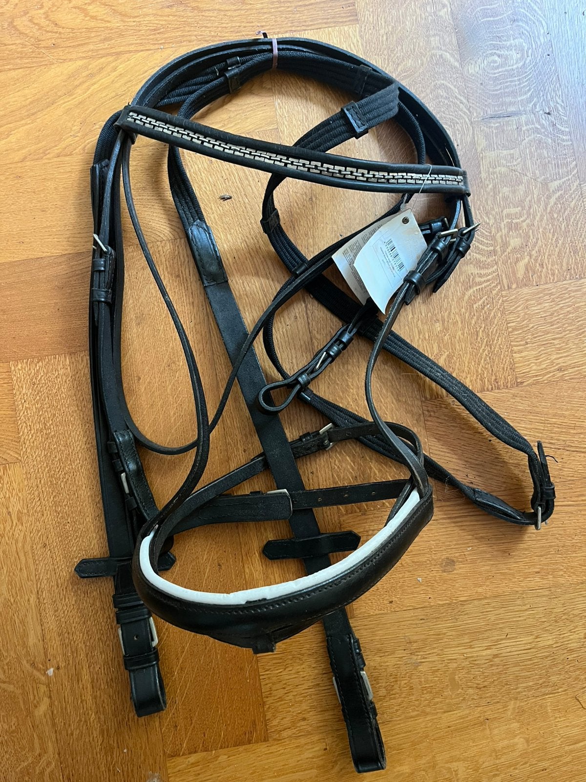 Nieuw zwart leren hoofdstel, maat full, Hoofdstel, Recreatie, Nieuw, Ophalen of Verzenden
