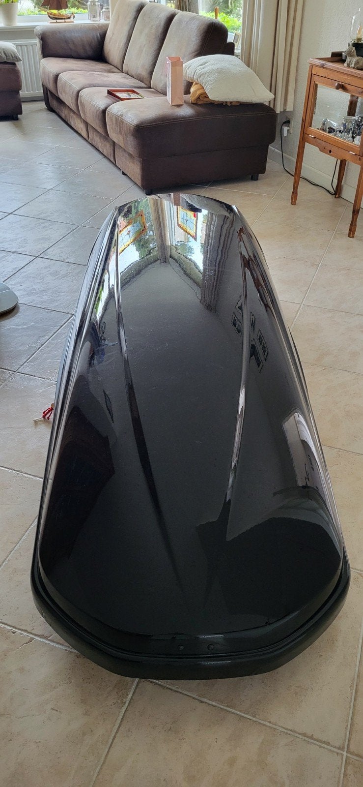 Thule Dakkoffer Motion XL - Zwart met tassen van thule, Auto diversen, Dakkoffers, Ophalen, Gebruikt