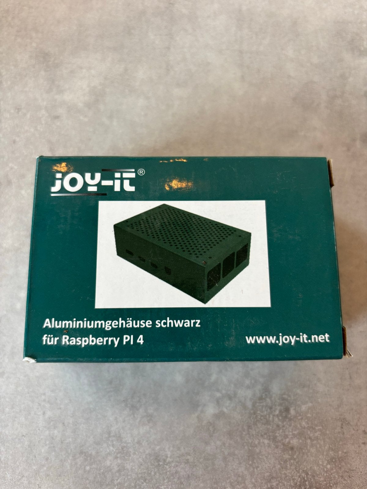 JOY-IT Aluminium Behuizing Zwart voor Raspberry PI 4, Ophalen of Verzenden, Nieuw
