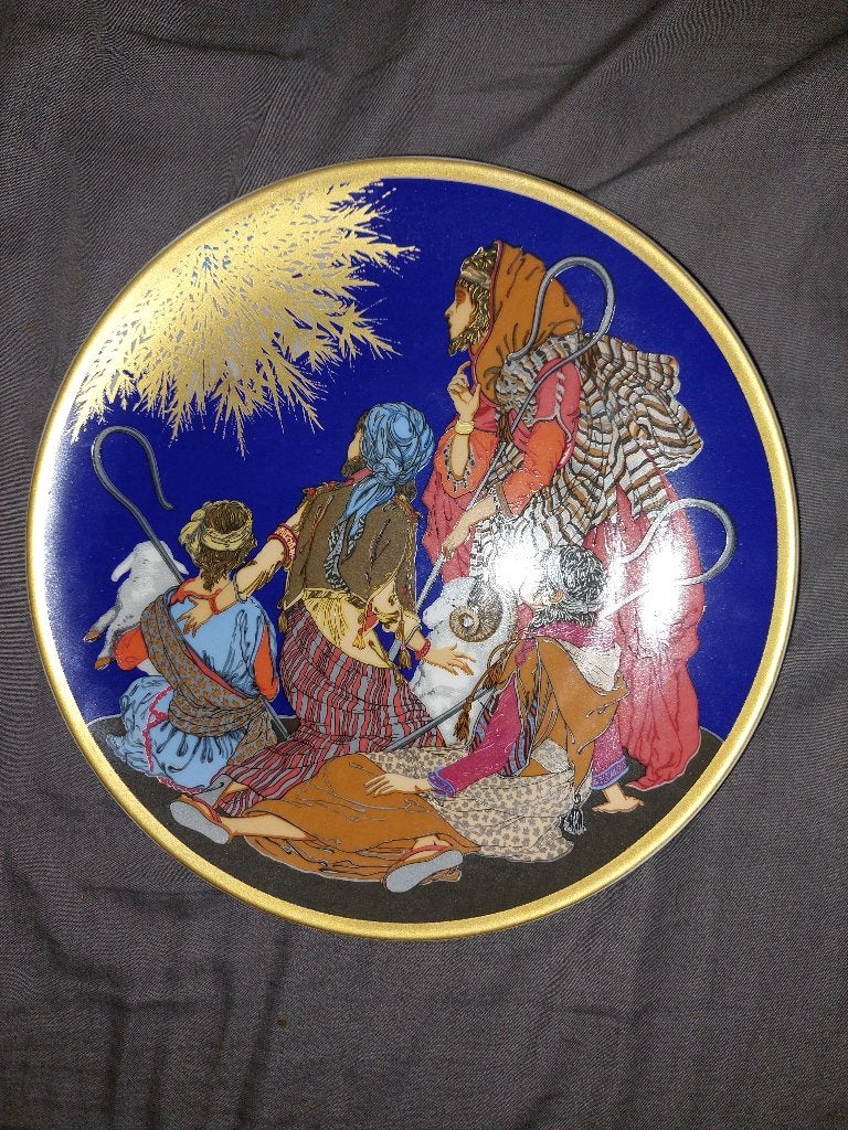 Hutschenreuther kerstbord wandbord, Ophalen of Verzenden