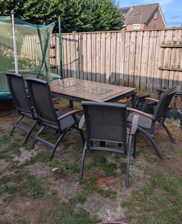 Hartman Da Vinci tuinset, Ophalen, 4 zitplaatsen, Gebruikt, Aluminium