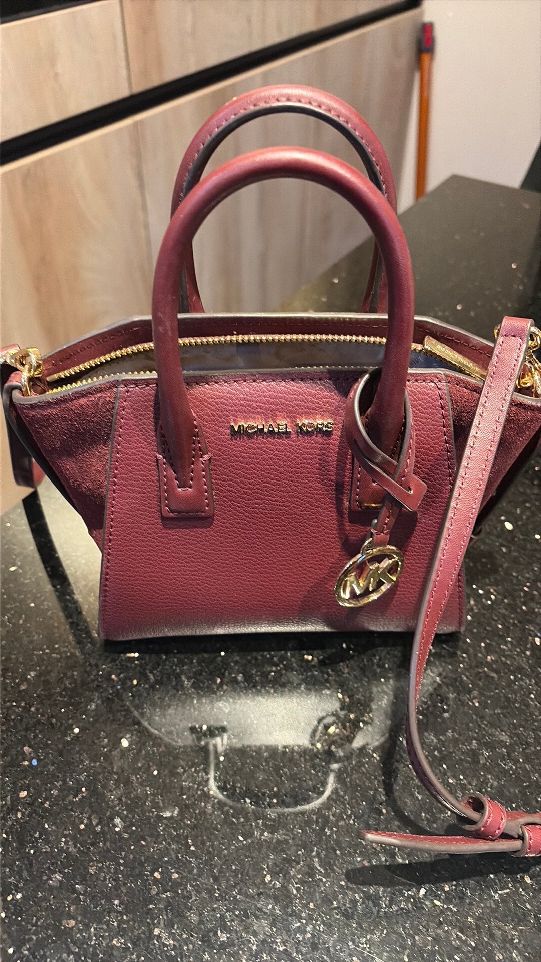Kleine Michael Kors handtas, Ophalen, Nieuw, Rood, Handtas