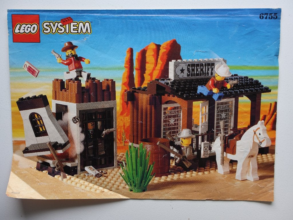 Lego Western 6755 Sheriff’s Lock-Up, Compleet, Gebruikt, Overige thema's, Lego