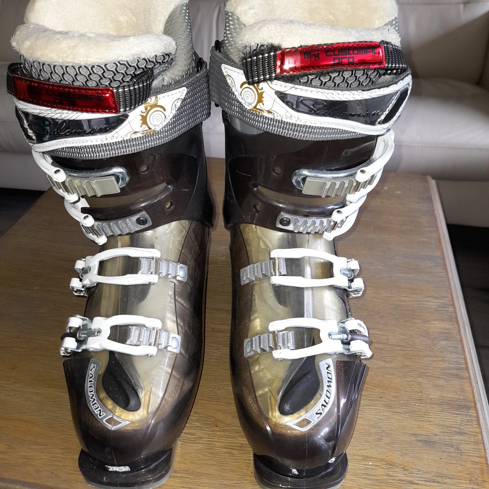 Salomo dames skischoenen verwamd, Ophalen, 160 tot 180 cm, Schoenen, Salomon