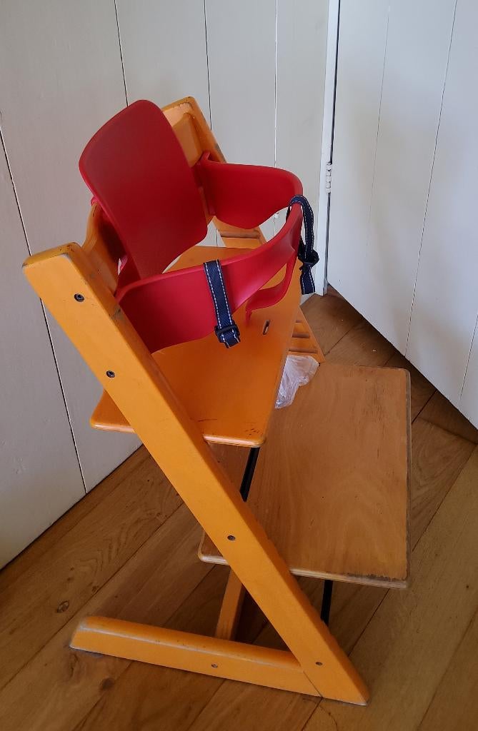 Tripp trapp stoel STOKKE opknapper, Kinderen en Baby's, Kinderstoelen, Ophalen of Verzenden, Gebruikt, Meegroeistoel, Aanschuifbaar