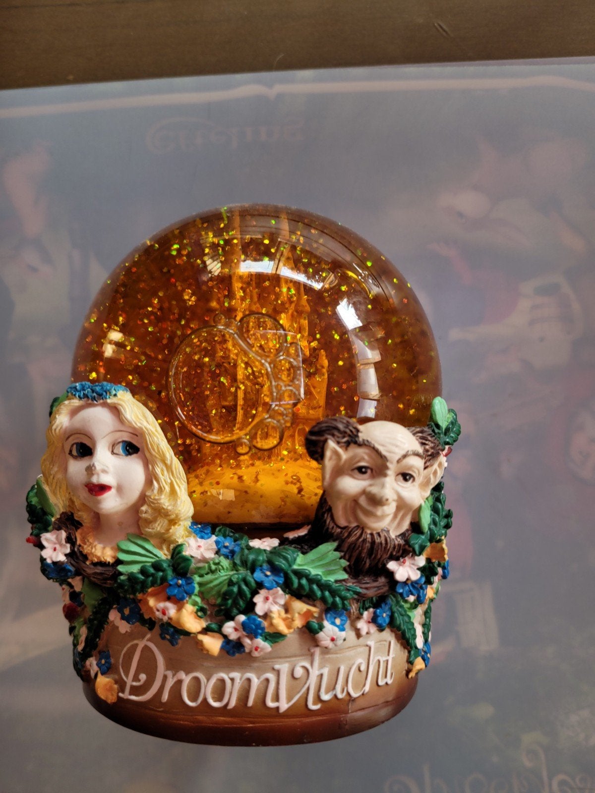 Efteling Droomvlucht Schuddebol - Sprookjesachtige Waterbol, Ophalen of Verzenden, Gebruikt, Beeldje of Poppetje