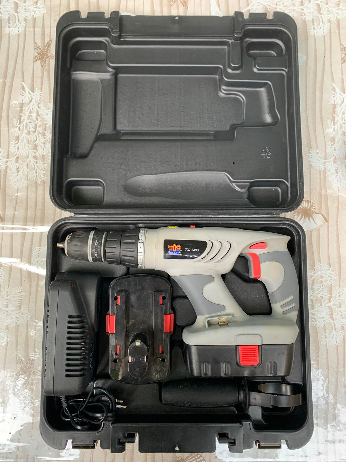 Top Craft TCD-2400I accuklopboorhamer, Ophalen, Gebruikt, Boormachine