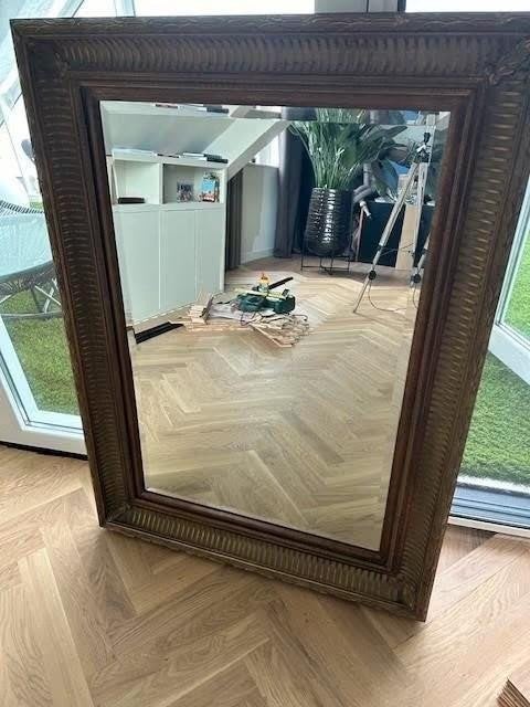 Nieuwe spiegel te koop, alleen uit verpakking gehaald, Ophalen, Zo goed als nieuw, Rechthoekig, Minder dan 100 cm